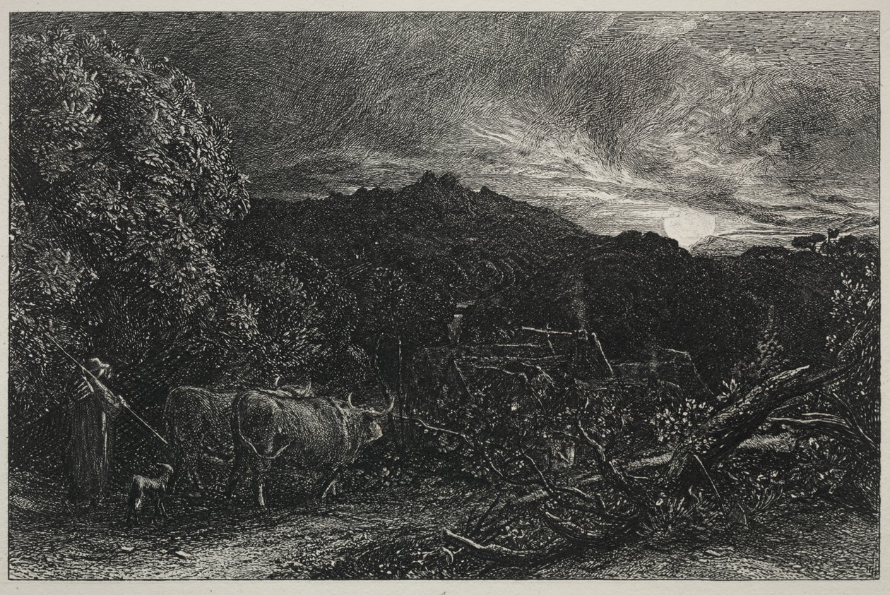 Der müde Pflüger von Unknown artist