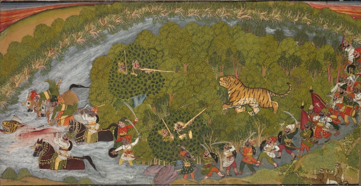 Tigerjagd von Unknown artist