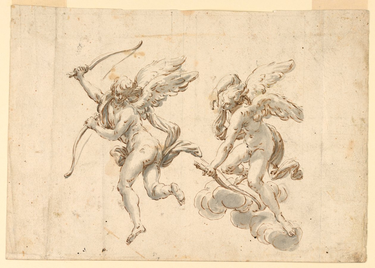 Zwei Cupidos von Unknown artist