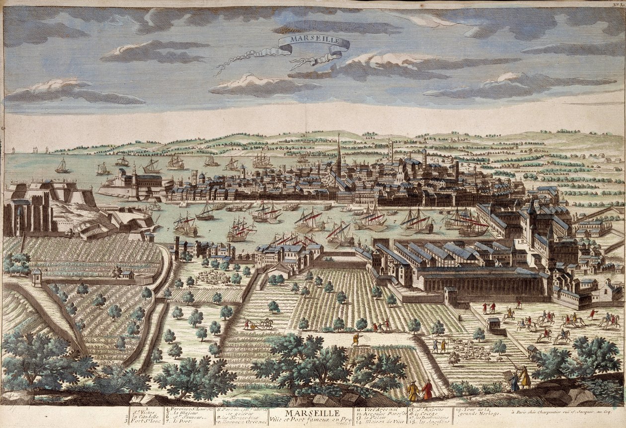 Ansicht von Marseille von Unknown artist