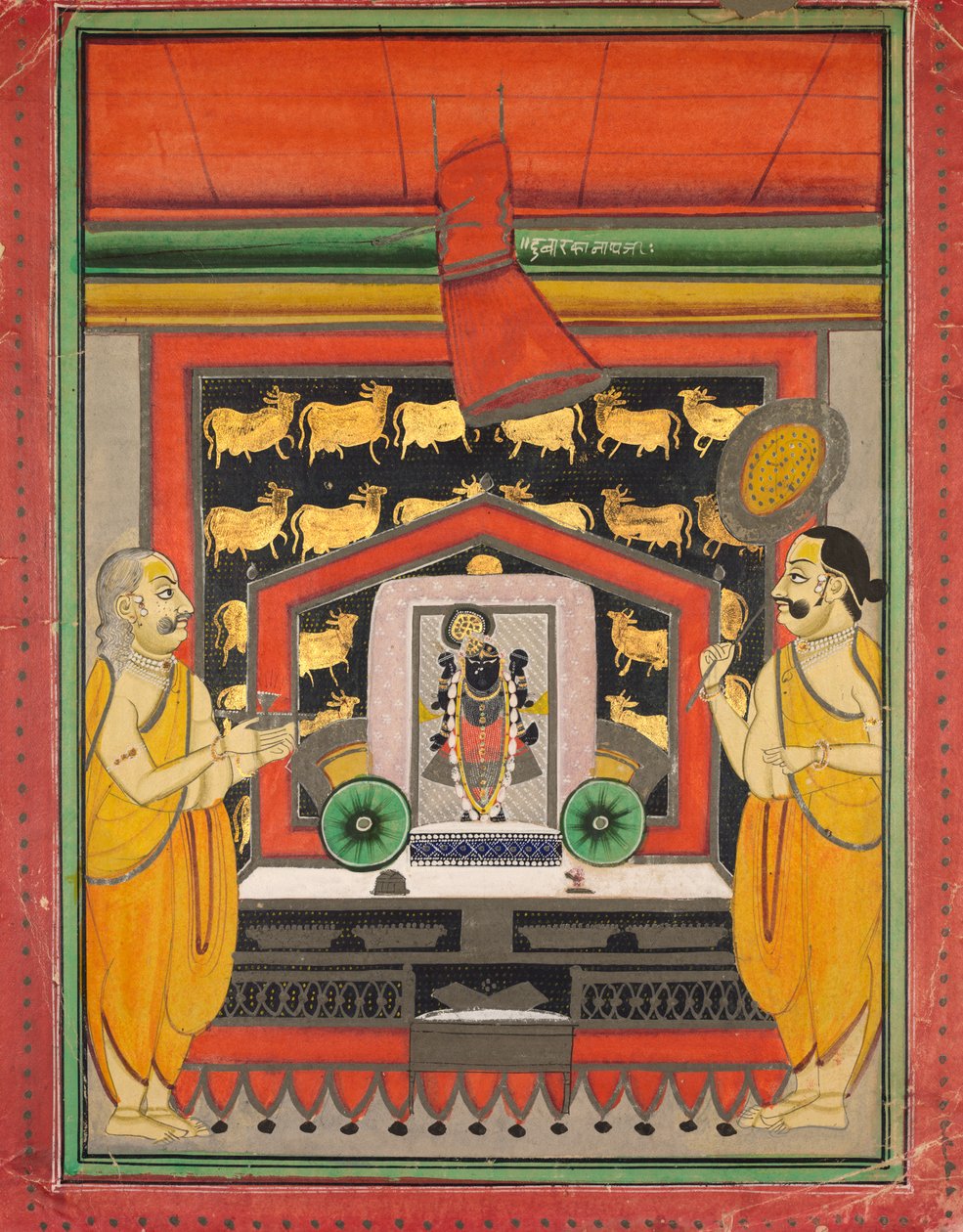 Verehrung von Dvaraka Nathji in Kankroli von Unknown artist
