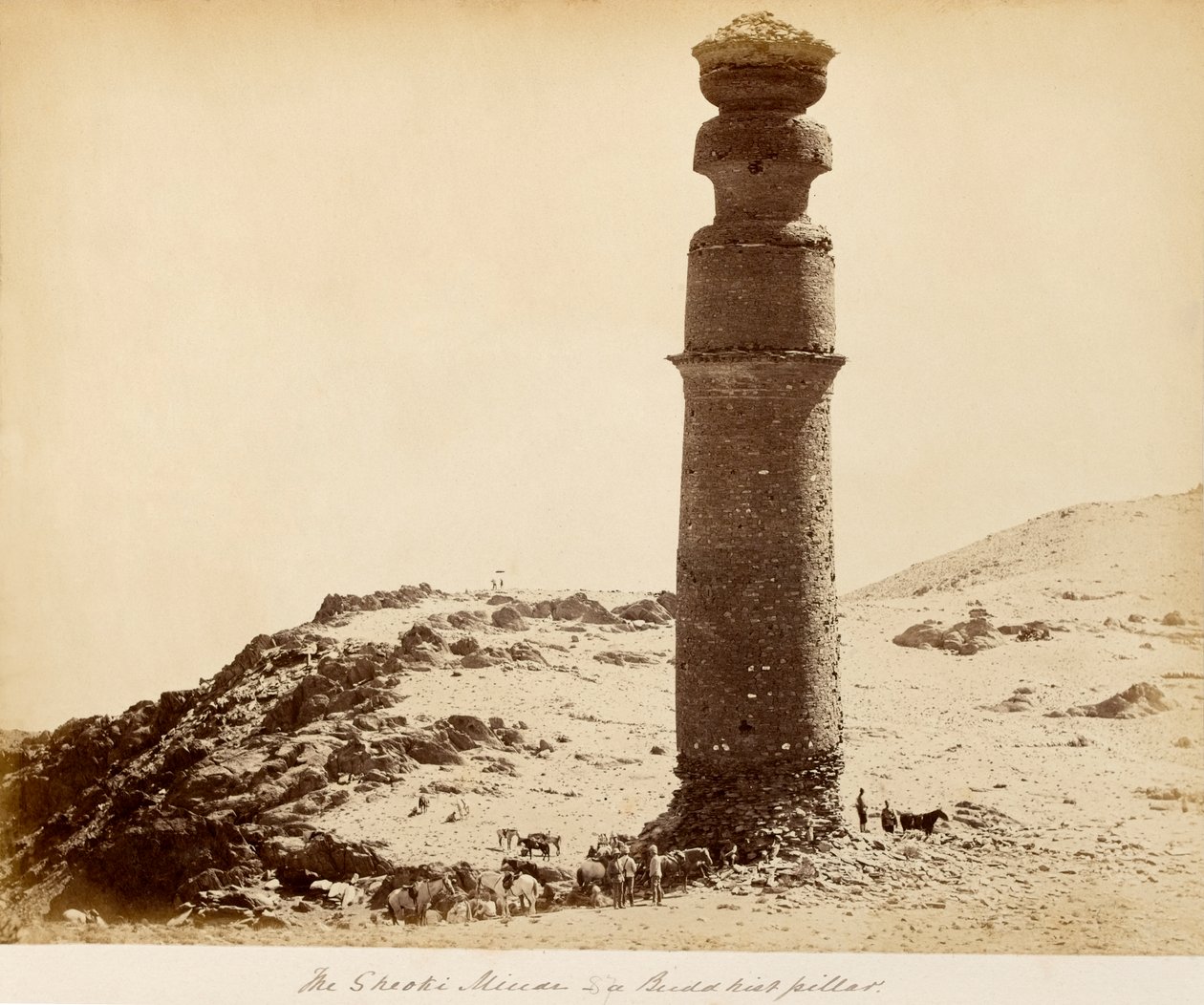 Alexandersäule bei Kabul von Unknown photographer