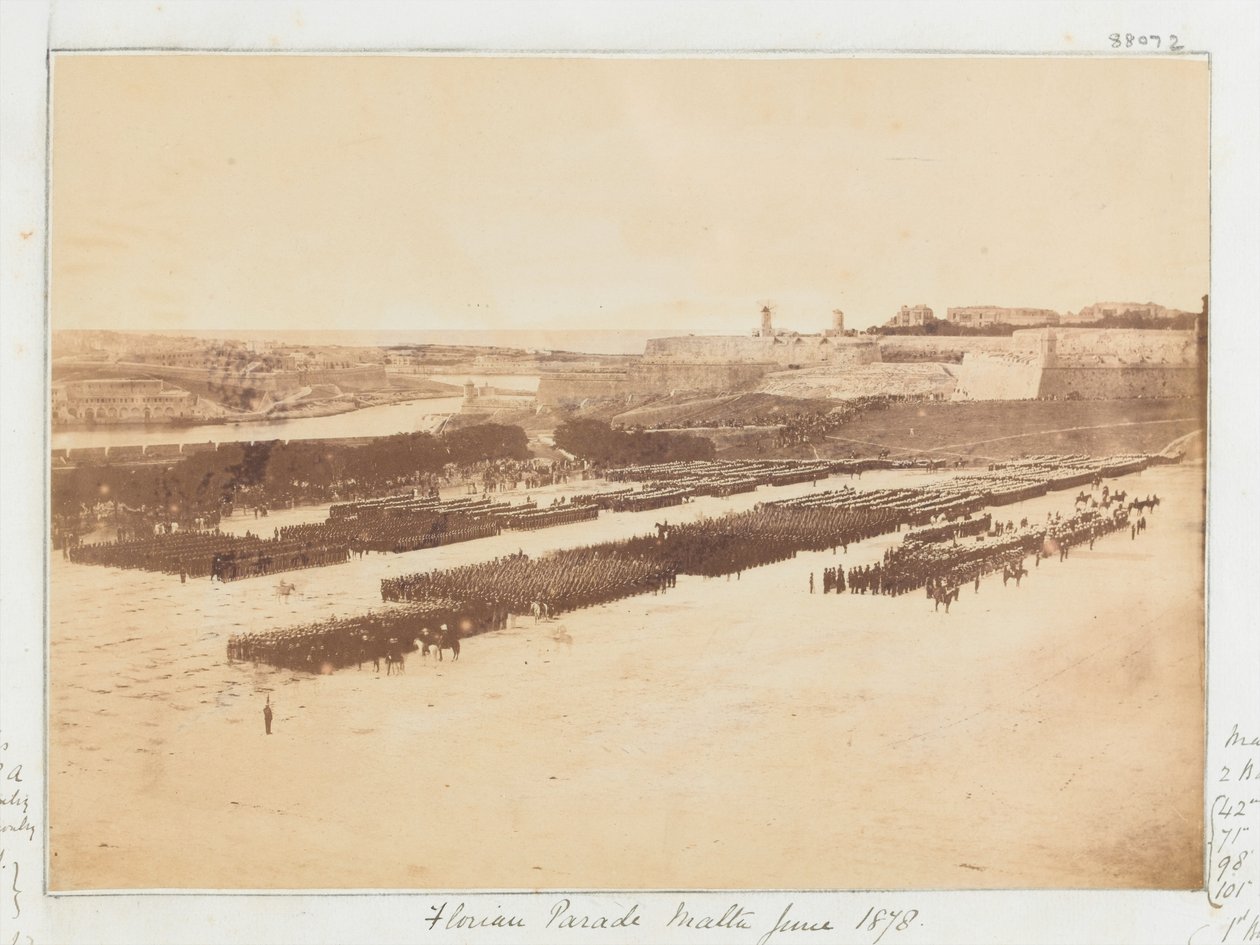 Florian Parade, Malta, Juni 1878 von Unknown photographer