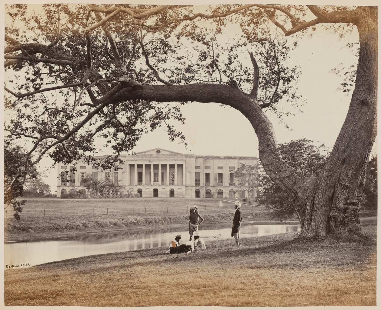 Regierungshaus, Barrackpore, von Süden von Unknown photographer