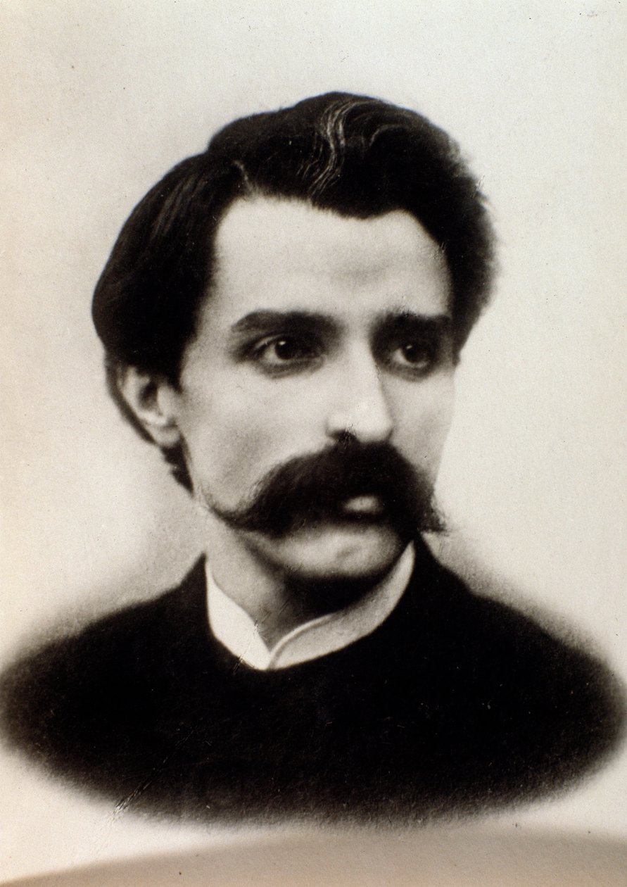 Porträt von Alfredo Catalani (s/w Foto) von Unknown photographer