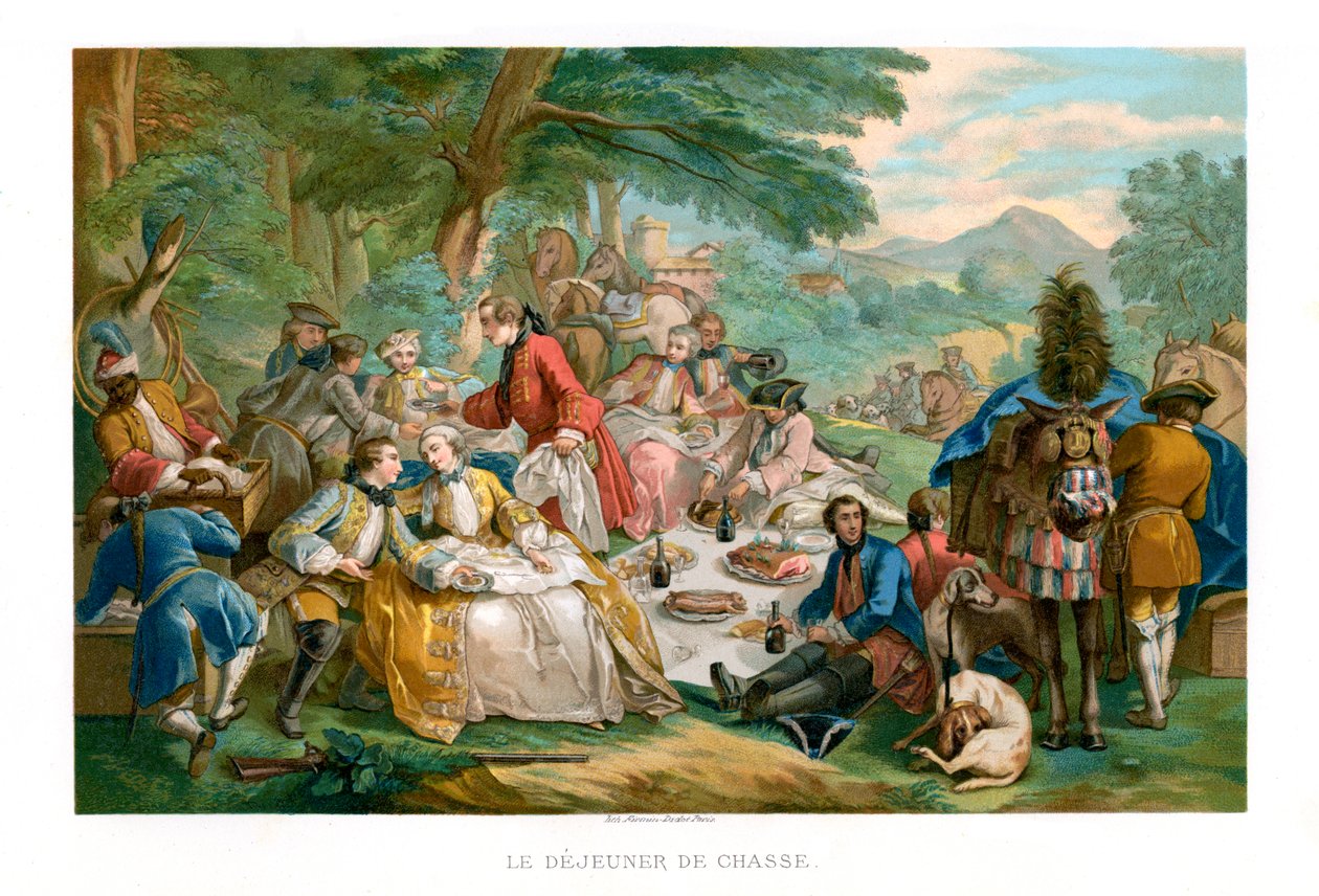 Jagdfest, 1737, 1885 von Urrabieta