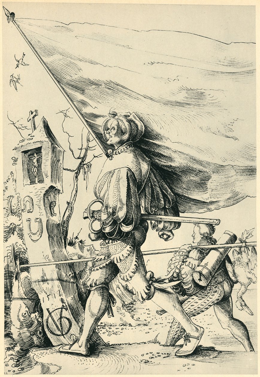 Söldner, 1516, 1943 von Urs Graf