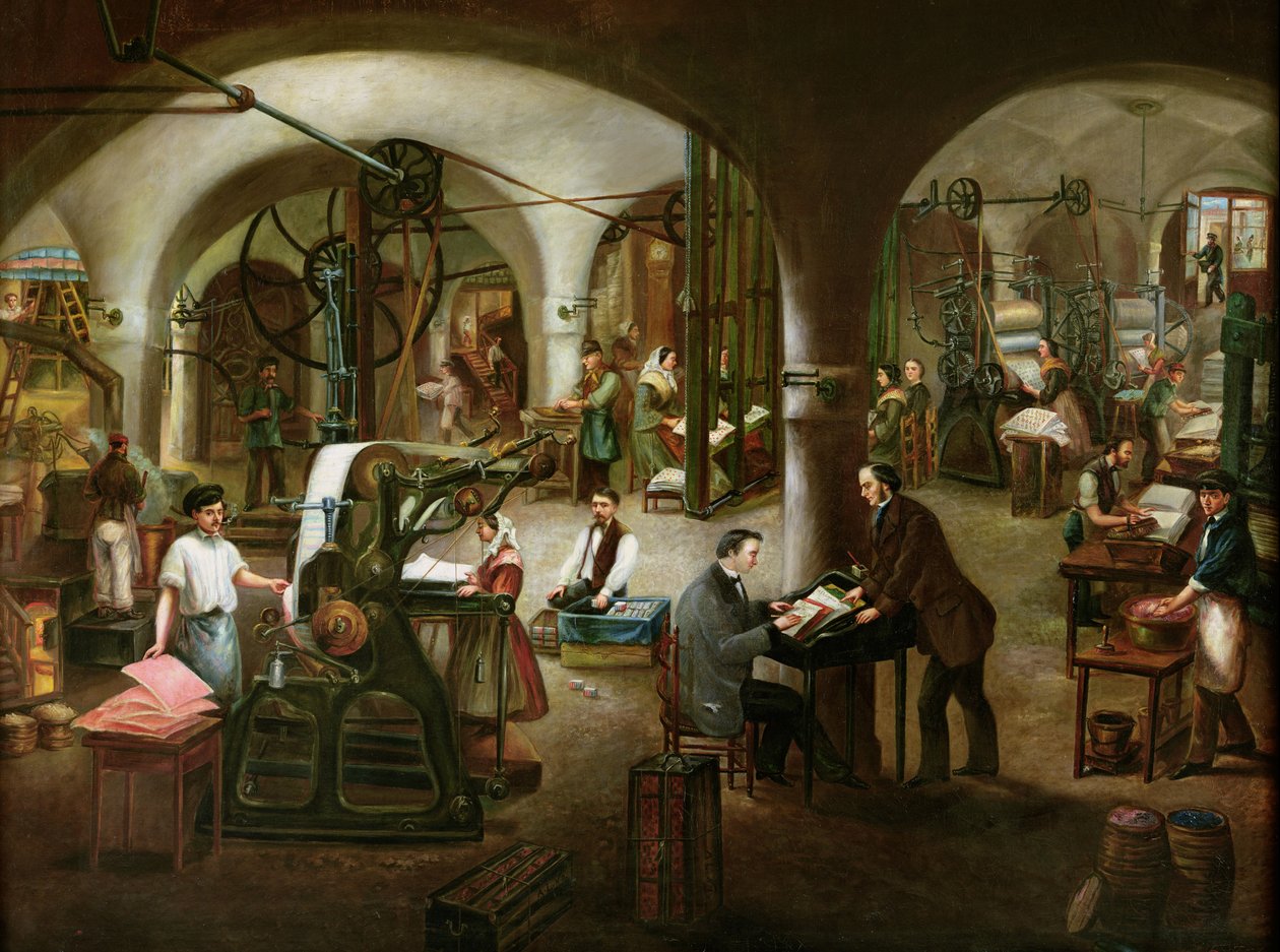 Fabrik in der Rue d