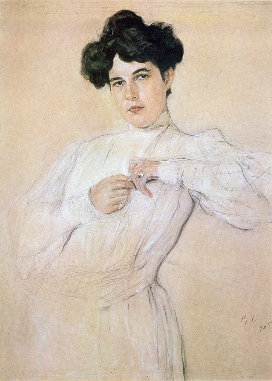 Maria Pavlovna Botkina von Valentin Aleksandrovich Serov