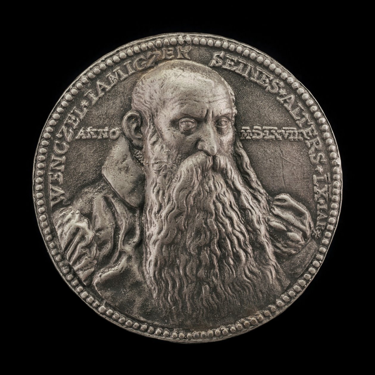 Wenzel Jamnitzer, 1508-1585, Goldschmied, 1568 von Valentin Maler