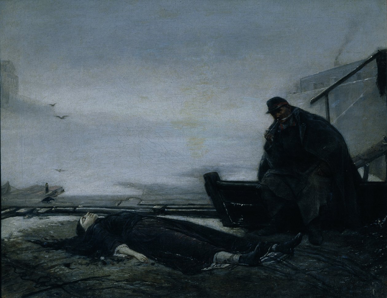 Die Ertrunkenen, Mitte der 1860er von Vasili Grigorevich Perov