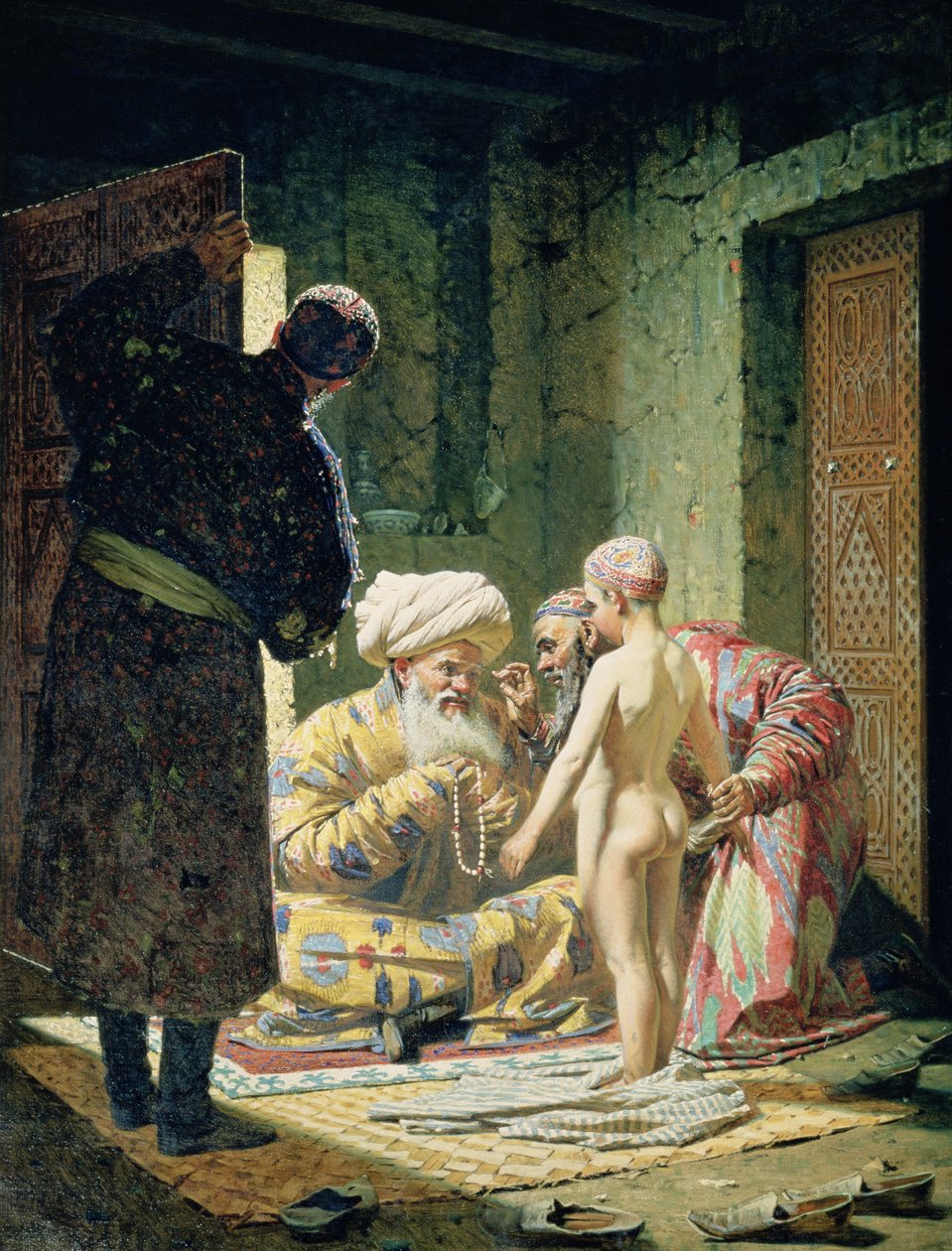 Verkauf eines Kindersklaven von Vasili Vasilievich Vereshchagin