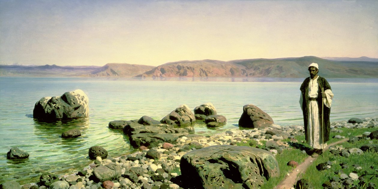 Am See Genezareth, 1888 von Vasilij Dmitrievich Polenov