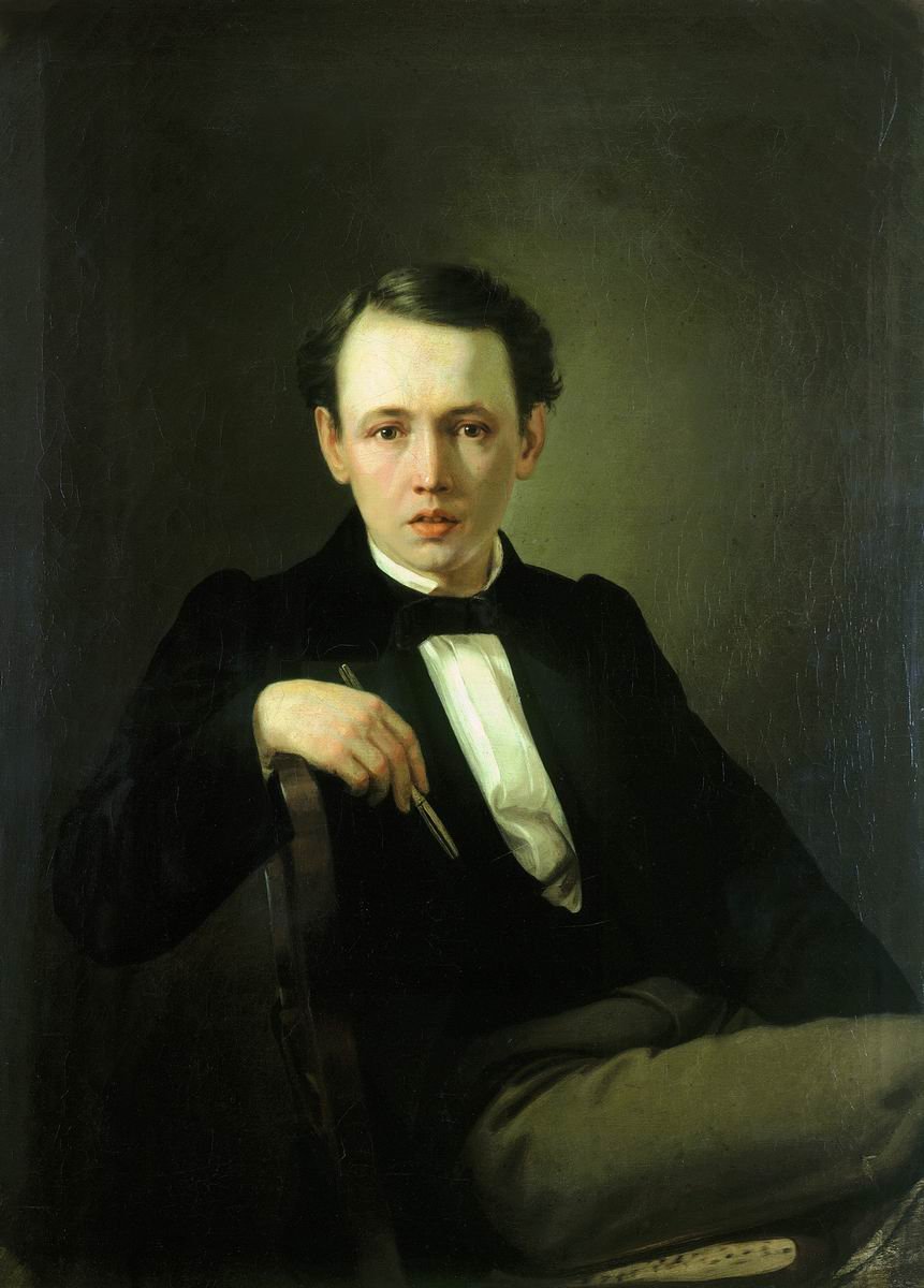 Selbstporträt von Vasili Grigorevich Perov