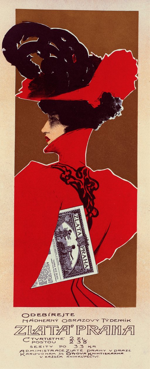 Zlata Praha, 1898 von Václav Oliva