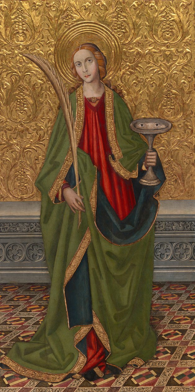 Heilige Lucia, um 1500 von Vergós Workshop