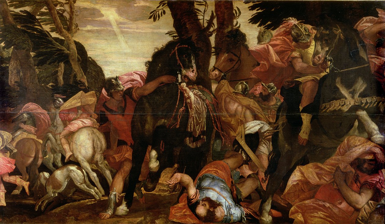 Die Bekehrung des Saulus, um 1580 von Paolo Veronese