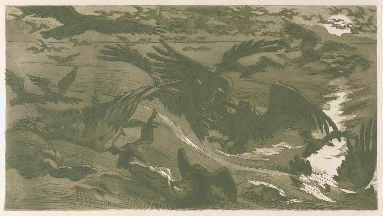 Raubvögel von Victor Emile Prouve