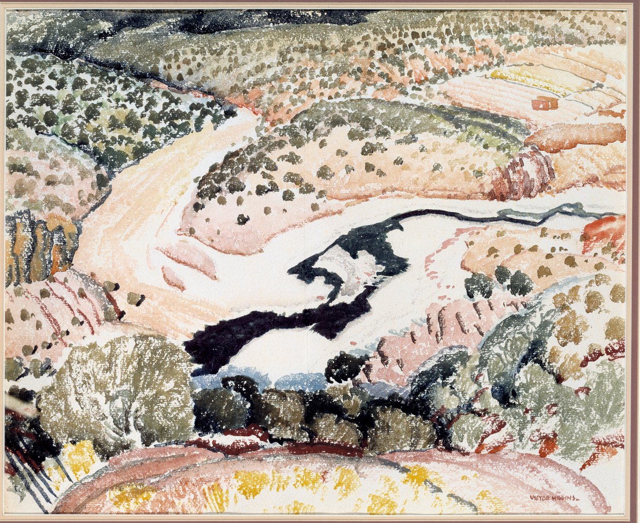 Arroyo-Landschaft von Victor Higgins