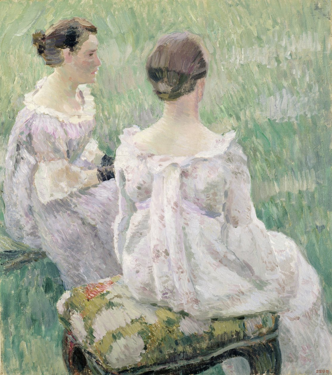 Zwei sitzende Frauen, 1899 von Viktor Elpidiforovich Borisov Musatov