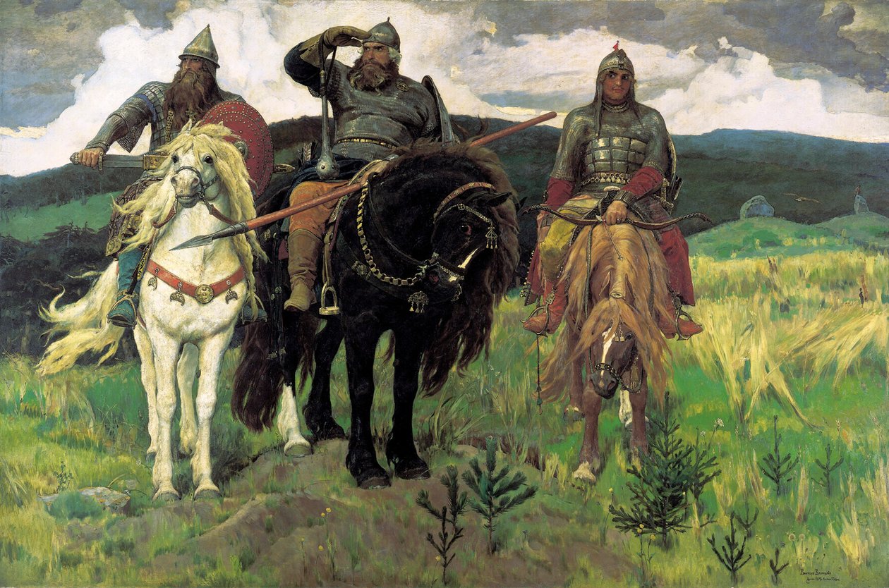 Bogatyrs von Viktor Mikhaylovich Vasnetsov