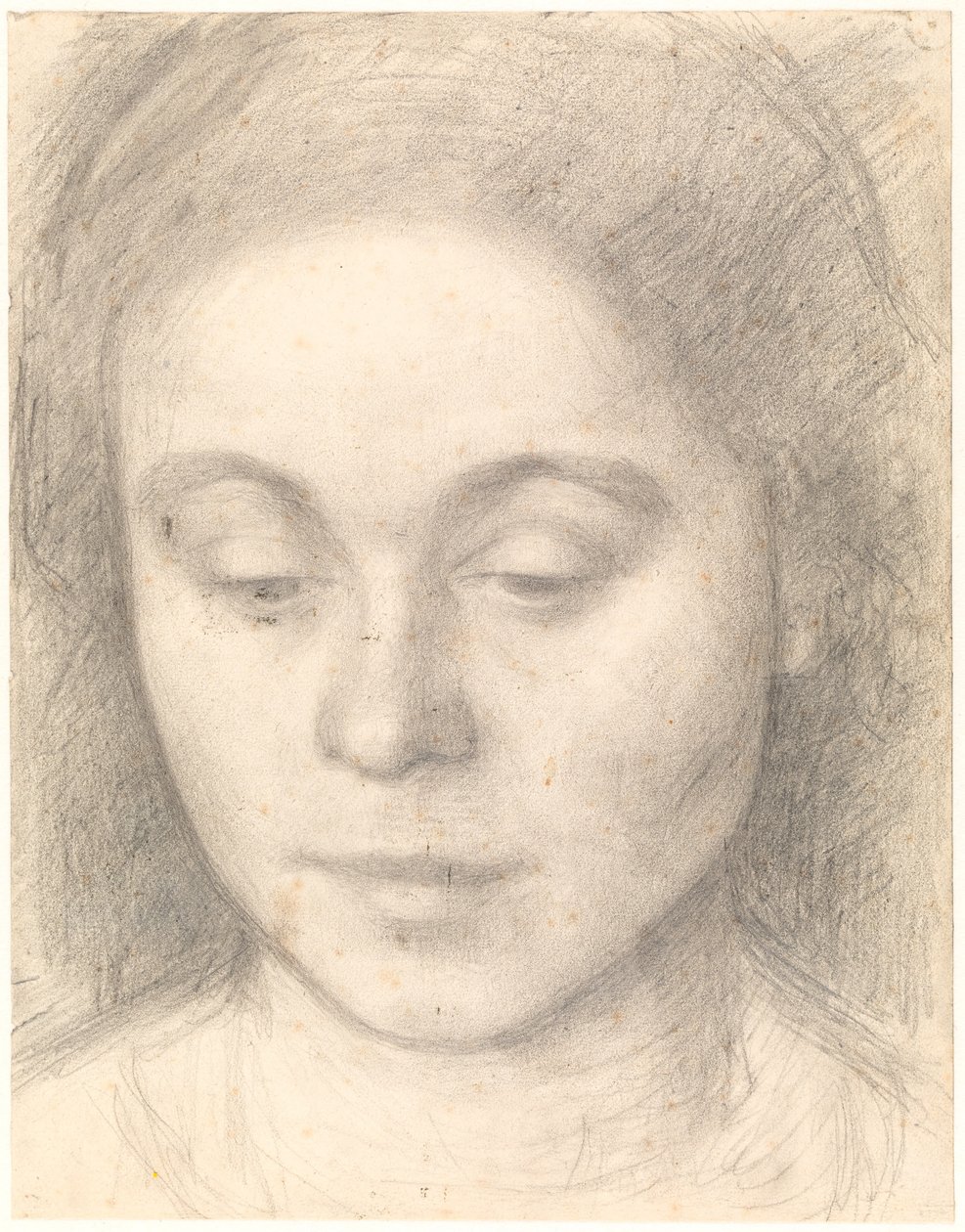 Porträt von Ida, der Frau des Künstlers von Vilhelm Hammershøi