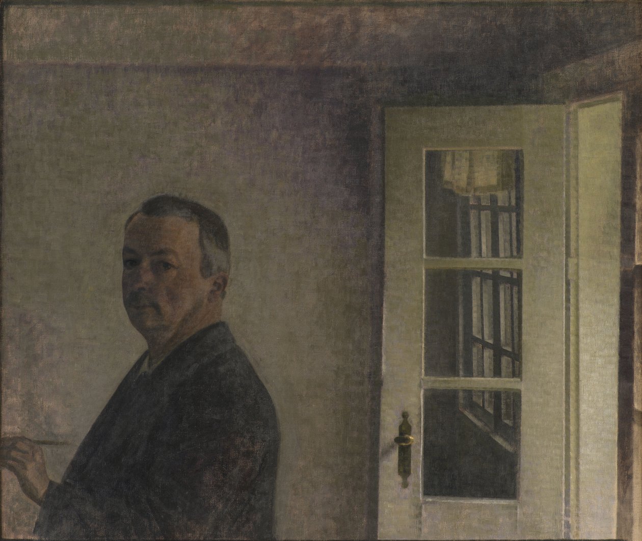 Selbstporträt von Vilhelm Hammershøi
