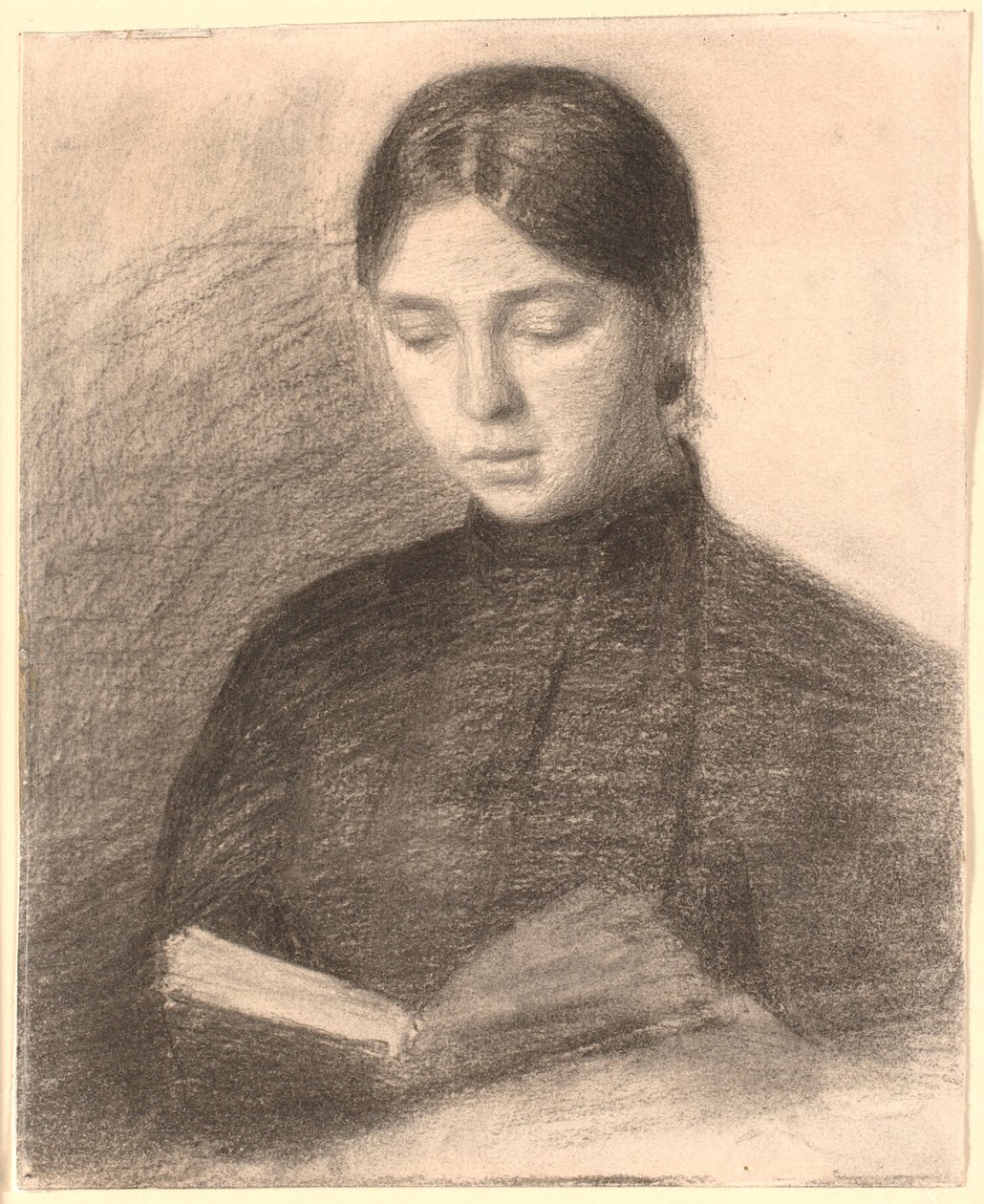 Die Schwester des Künstlers Anna beim Lesen von Vilhelm Hammershøi