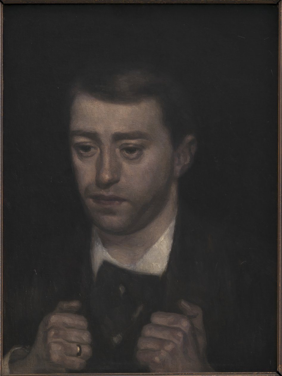 Der Komponist Fini Henriques von Vilhelm Hammershøi