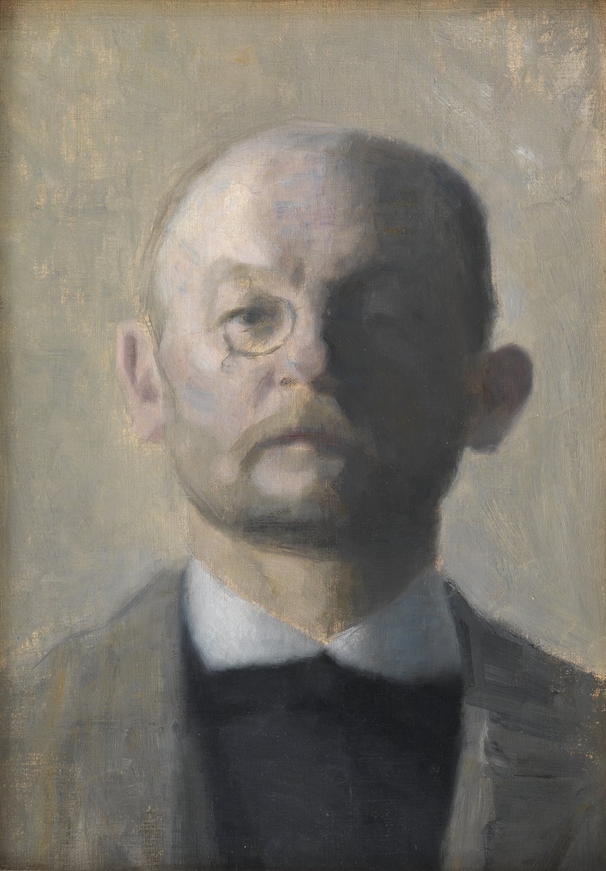 Der Maler Kristian Zahrtmann von Vilhelm Hammershøi