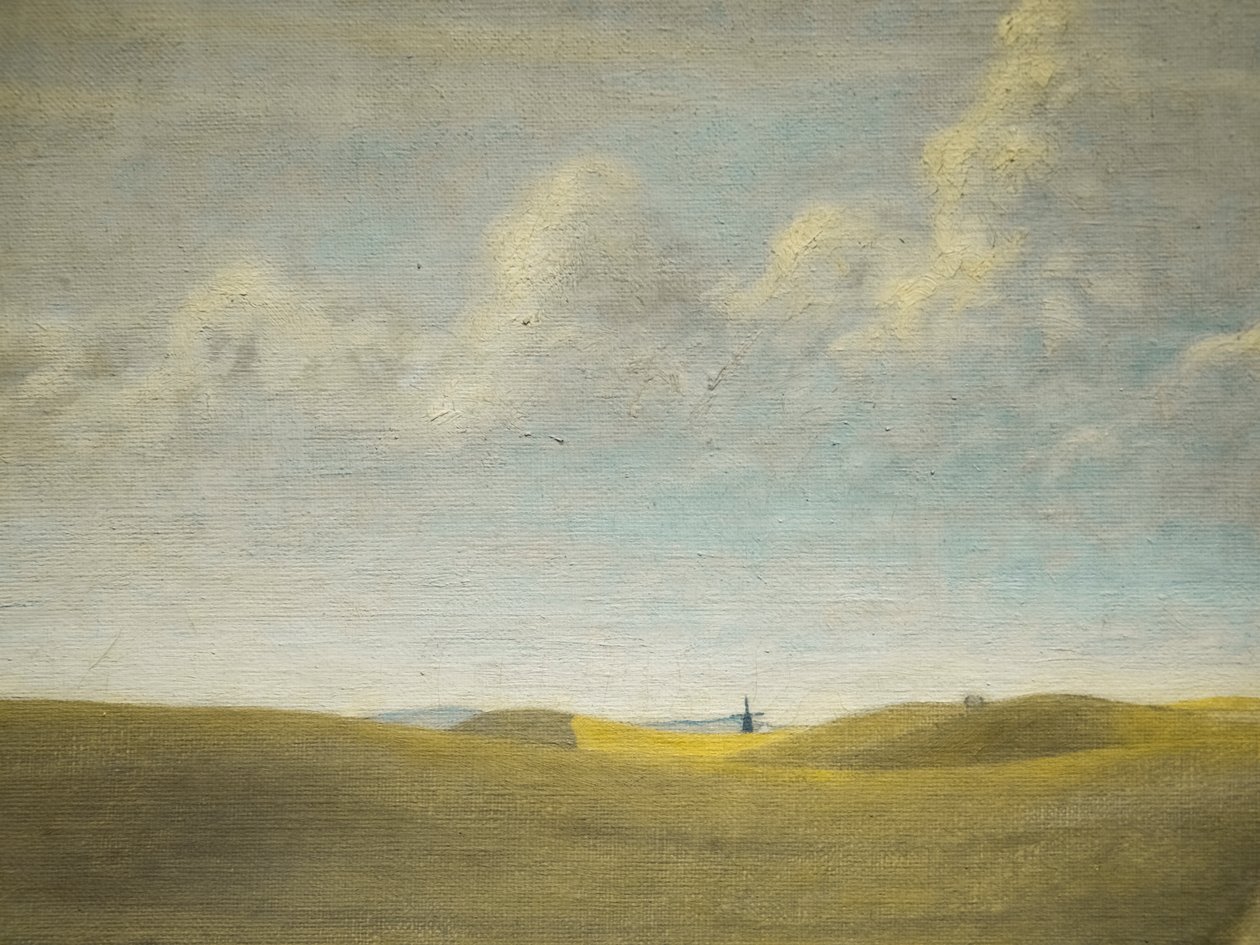 Landschaft (Ansicht von Refsnaes) (Detail) von Vilhelm Hammershoi