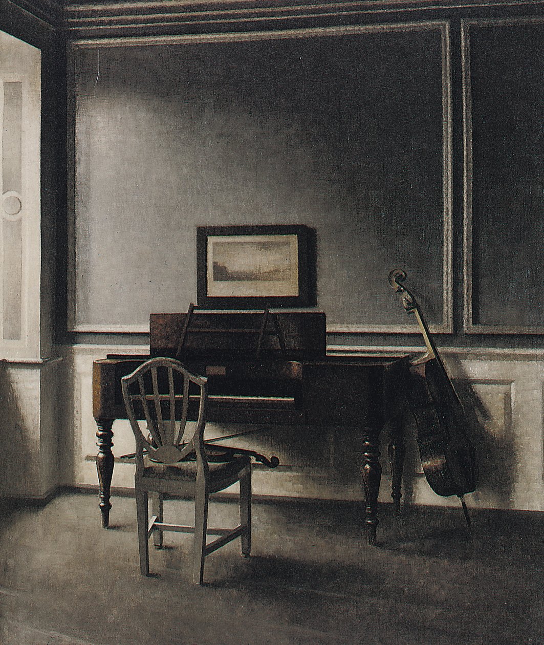 Das alte Klavier. Strandgade 30, 1907 von Vilhelm Hammershoi