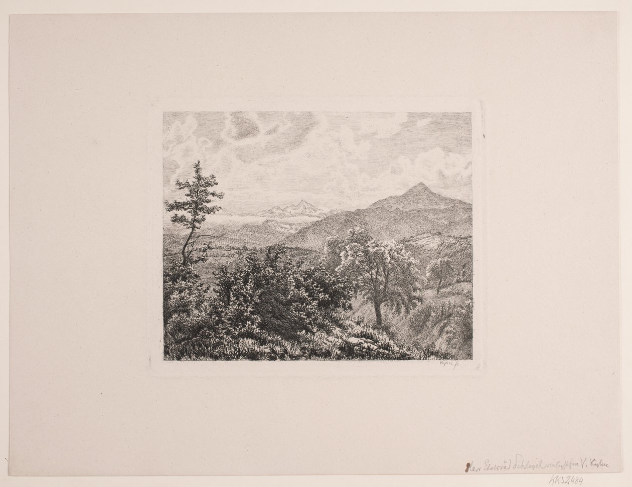Hochgebirgslandschaft von Vilhelm Kyhn