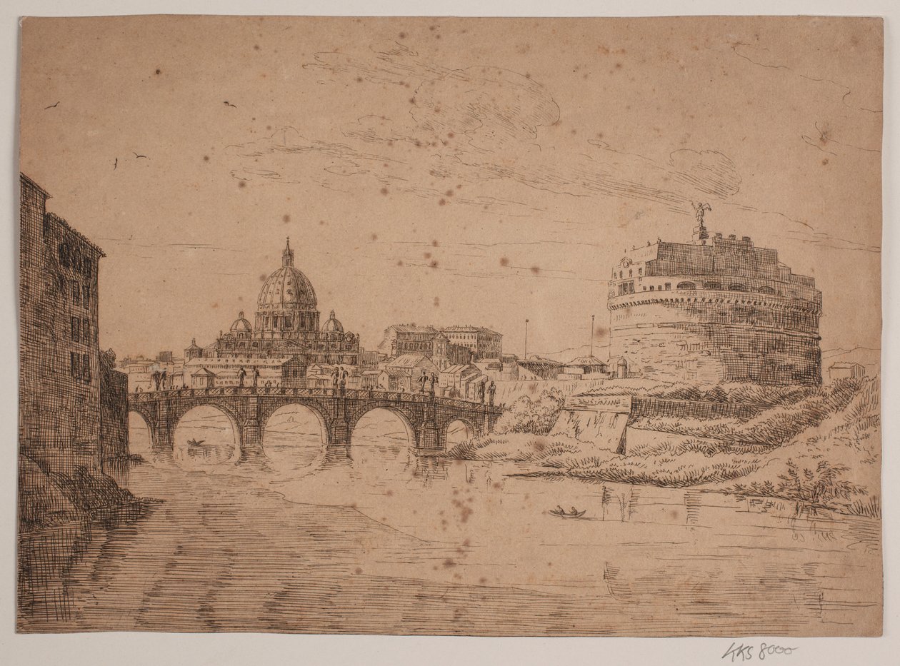 Partie bei Engelsborg und Peterskirche von Vilhelm Kyhn