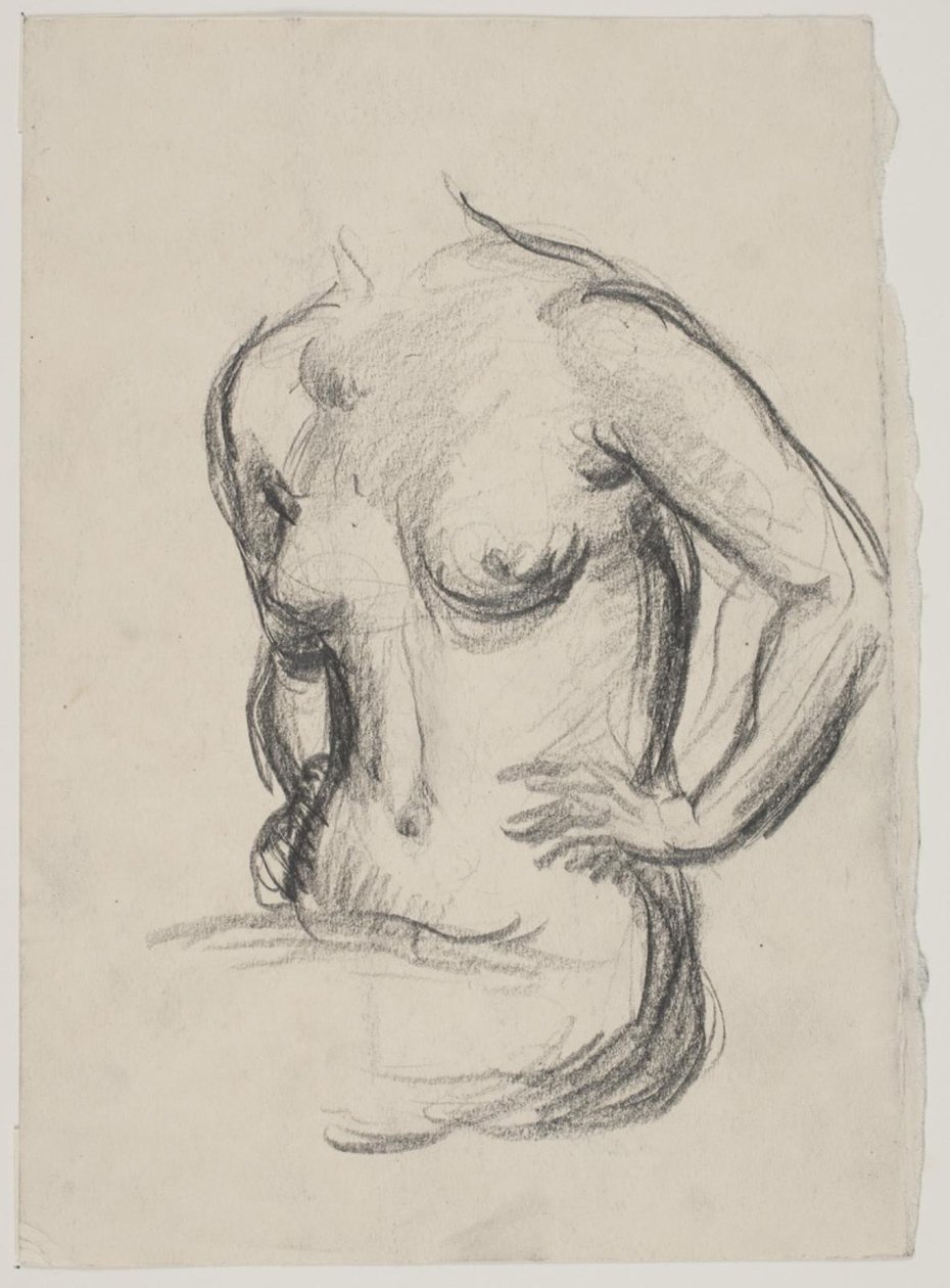 Sitzendes weibliches Modell von Vilhelm Lundstrøm