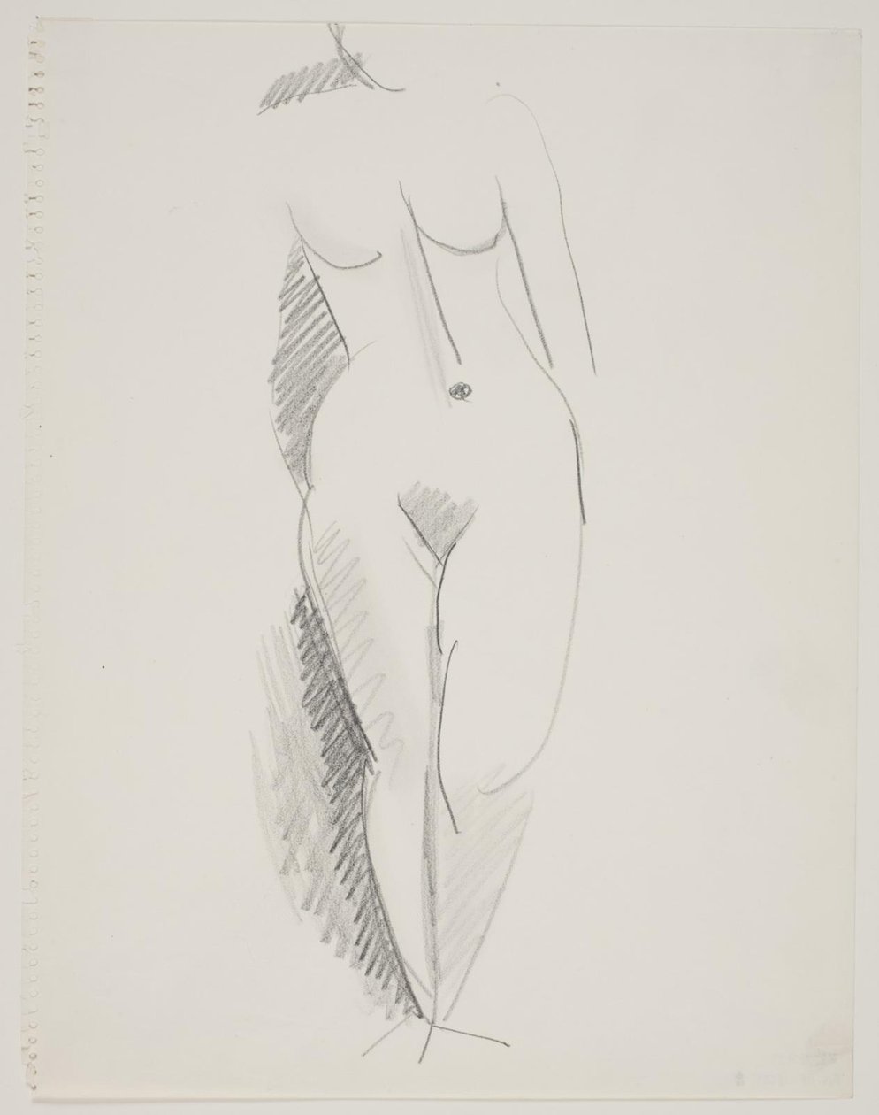 Stehendes weibliches Modell von Vilhelm Lundstrøm