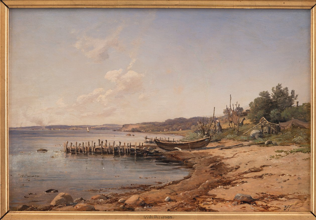 Ein Strand am Sund von Vilhelm Petersen