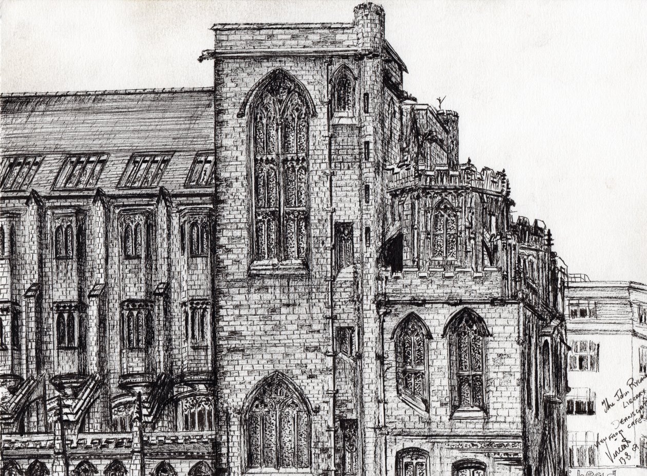 Rylands Bibliothek Manchester, 2007 von Vincent Alexander Booth