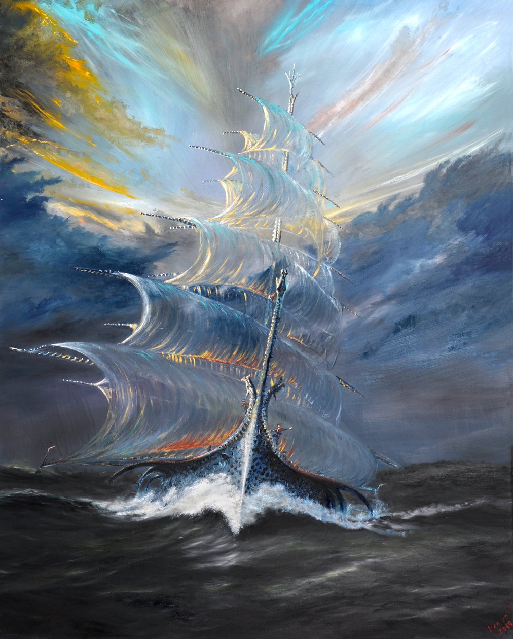 Sturmerschaffer Beaufortsee, 2019 von Vincent Alexander Booth