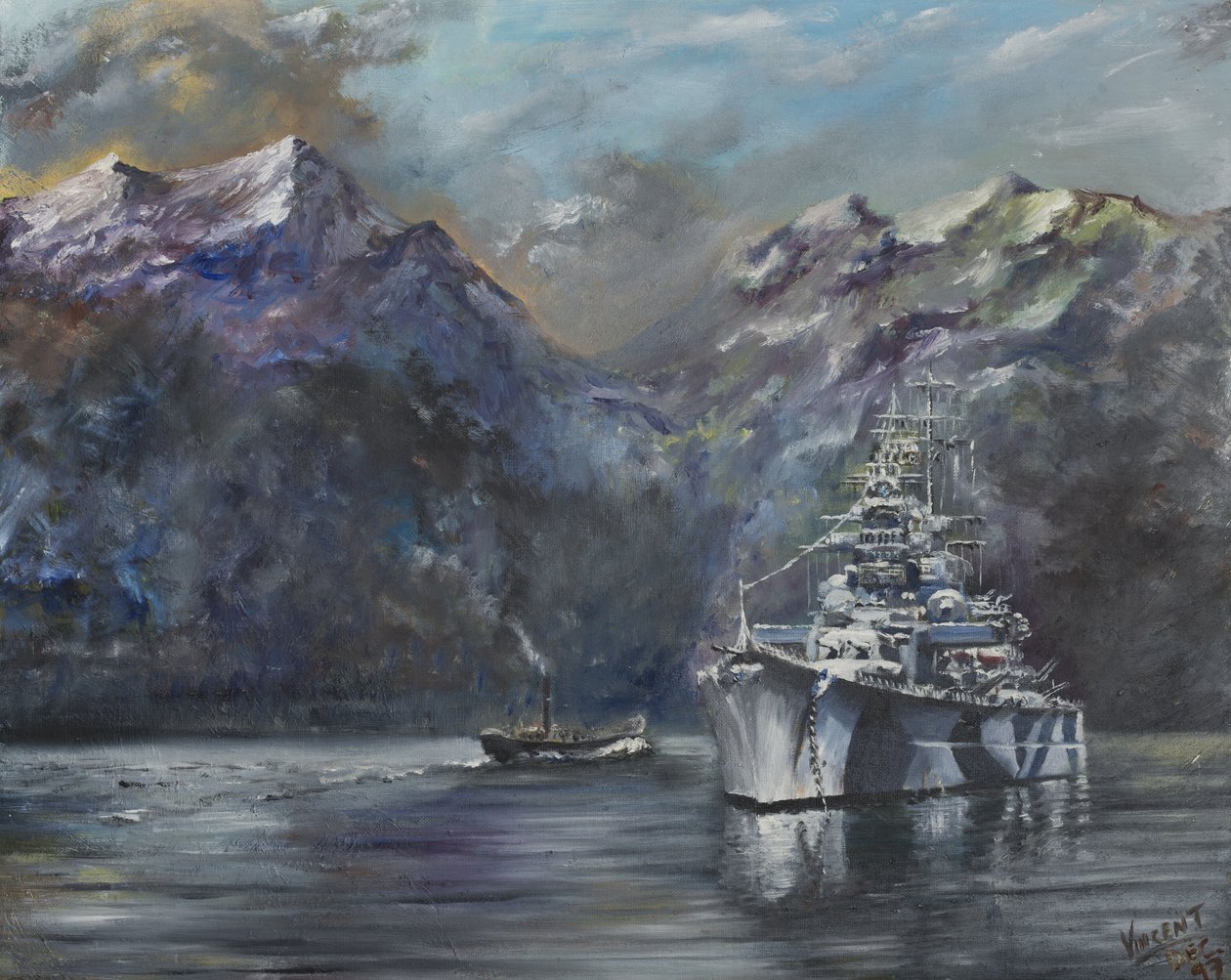Tirpitz, Norwegen, 1995 von Vincent Alexander Booth