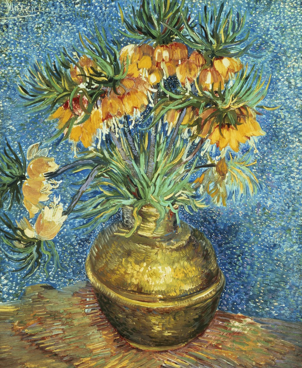Kaiserkrone in einer Kupfervase, 1886 von Vincent van Gogh