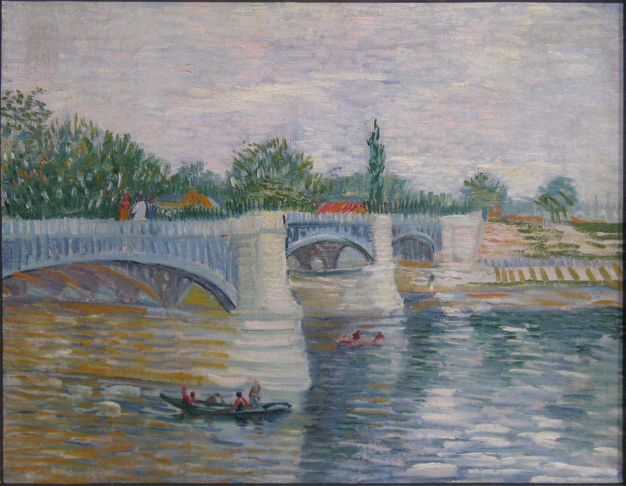 Die Seine mit der Pont de la Grande Jatte von Vincent van Gogh