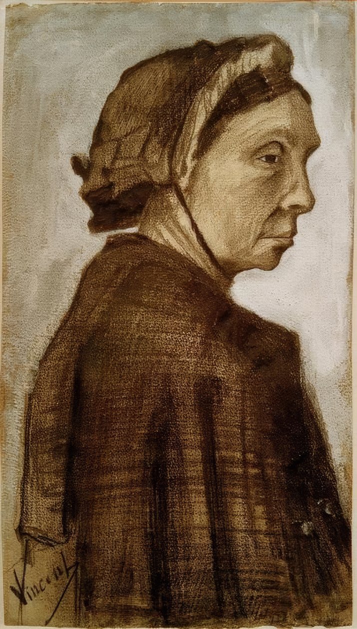 Kopf einer Frau von Vincent van Gogh