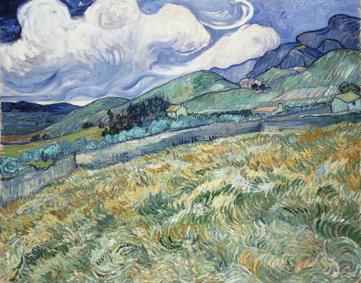 Landschaft von Saint-Rémy von Vincent van Gogh