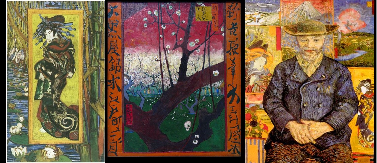 Die Kurtisane oder Oiran (nach Eisen) von Vincent van Gogh