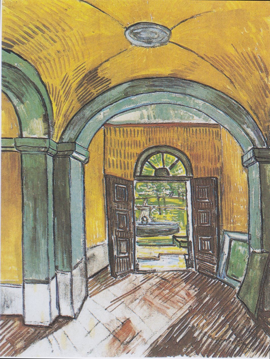 Vorhalle des Hospitals Saint-Paul von Vincent van Gogh
