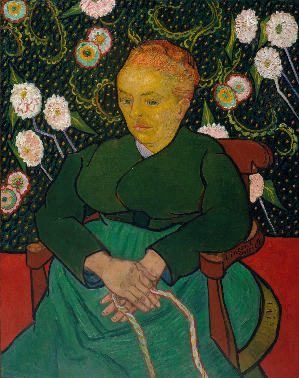 Frauen wiegen eine Wiege, Augustine-Alex Pellicot Roulin, 1851-1930 von Vincent van Gogh