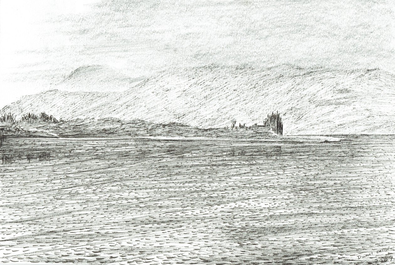 Duart Castle von einer Fähre, 2007 von Vincent Alexander Booth