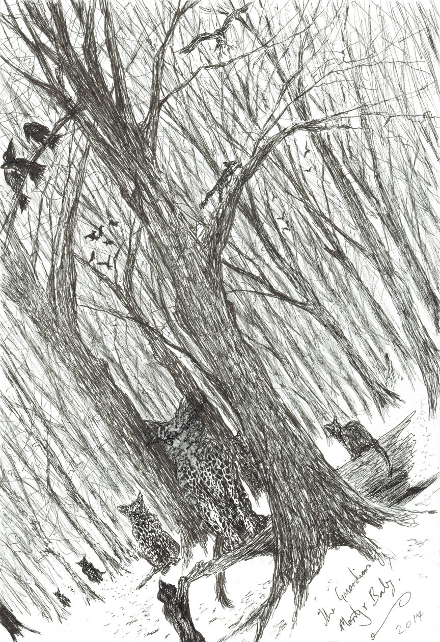 Wächter von Monty und Baby, 2013 von Vincent Alexander Booth