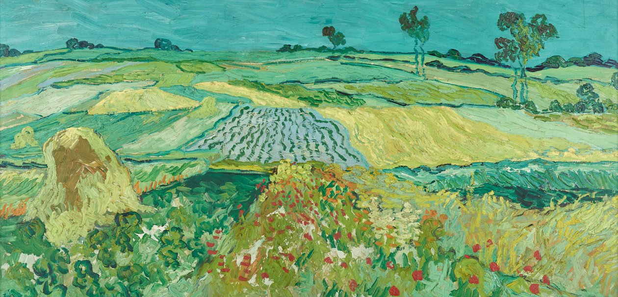 Die Ebene von Auvers von Vincent van Gogh
